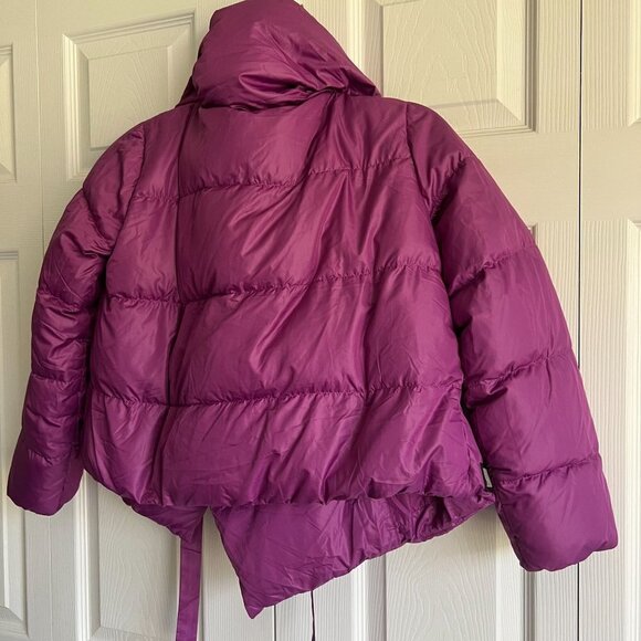 Bacon Violet Purple Long Sleeve Puffer Puffa Jacket Women's Size X-Small XS - Picture 11 of 11